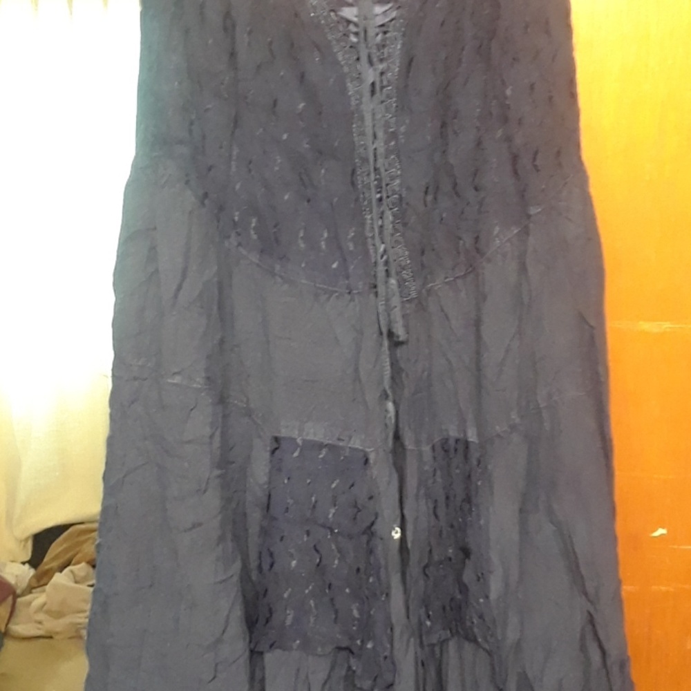 Boho gypsy fairy hip corset lace detail free size